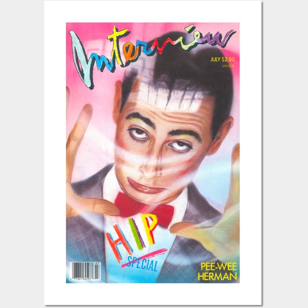 Pee Wee Interview Magazine 1987 Wall Art by Pop Fan Shop